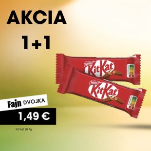 Fajn DVOJKA: 1 + 1 KitKat