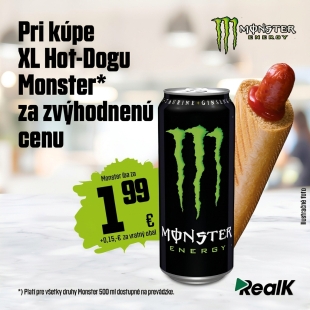 Pri k�pe XL Hot-Dogu Monster za zv�hodnen� cenu